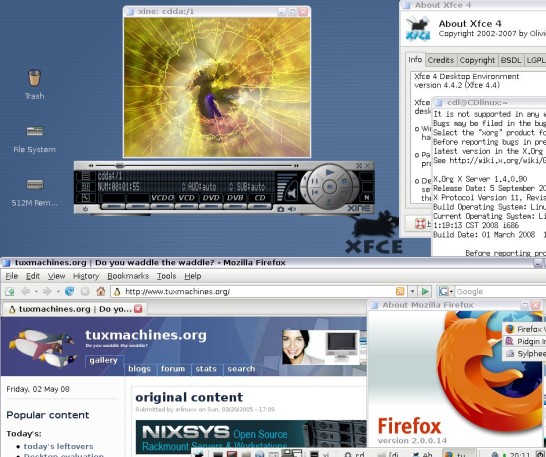 Puppy、CDLinux、DSL、Slitaz四款微型Linux系统分析比较
