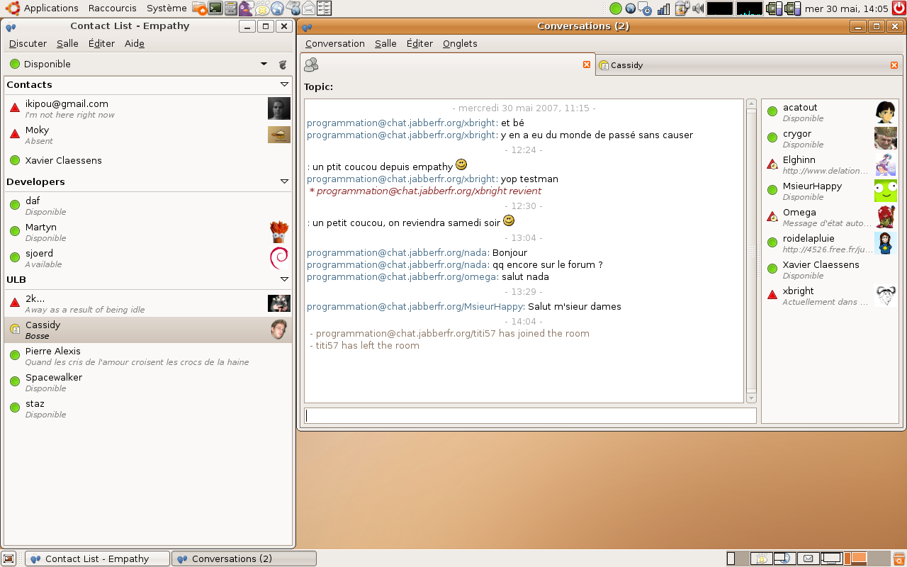 Ubuntu 8.10 Intrepid中或将用Empathy代替Pidgin
