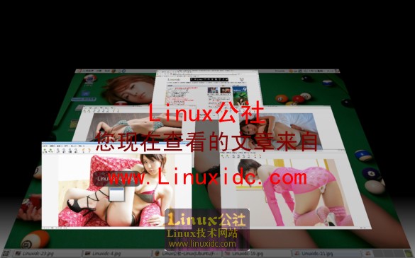 Ubuntu 8.04中安装最新版Compiz Fusion开启Stackswitch桌面特效