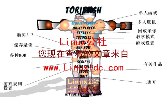 Ubuntu下玩回合制的格斗游戏:TORIBASH[图文]