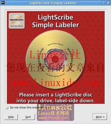 Ubuntu下用LaCie LightScribe Labeler进行光雕盘刻录[图文]