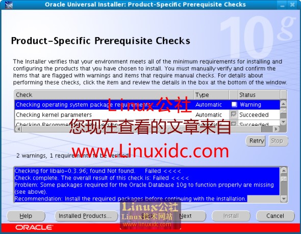 Fedora 9使用之安装Oracle记录[图文]