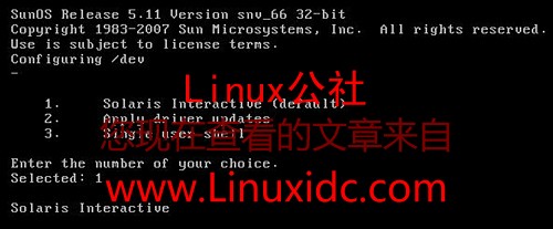OpenSolaris安装过程具体图解