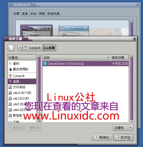 Ubuntu 8.04中安装漂亮的鼠标主题(图)