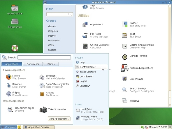 7款桌面Linux发行版评测：Ubuntu 8.04综合表现最佳(图)