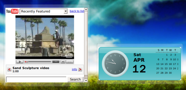 Ubuntu下使用Screenlets在桌面上启用Google小工具