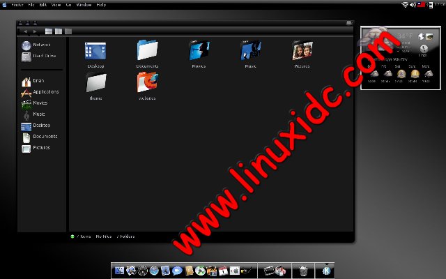 Ubuntu 8.04 安装好后图赏