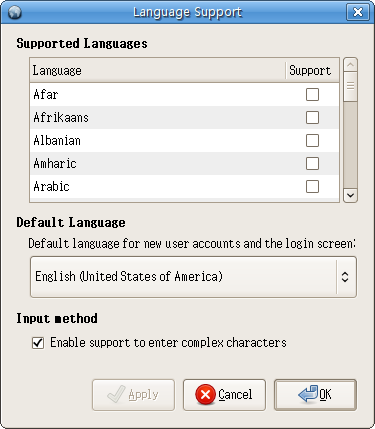 Ubuntu英文环境下使用SCIM输入中文