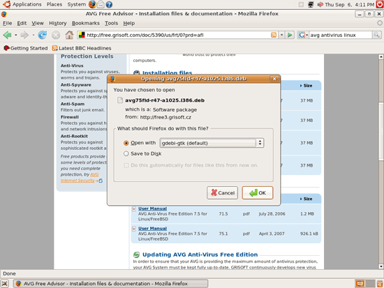 Ubuntu下安装AVG杀毒软件图文详解 Ubuntu下安装AVG杀毒软件图文详解