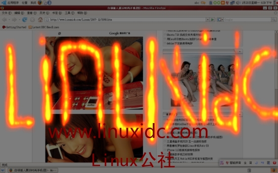 在 Ubuntu 7.10 上设置 Compiz Fusion 写火焰字（图）