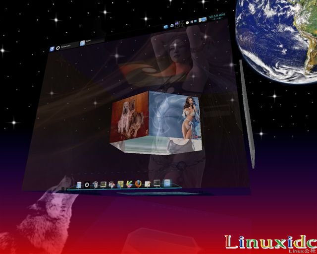 Ubuntu的KDE4下开启dock与compiz fusion3D桌面特效(图)