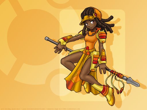 一套完整的Linux卡通妹妹图片