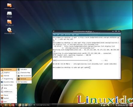 Ubuntu下利用Wine使用Photoshop CS2软件(组图)