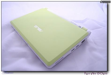 浅绿色外观华硕Eee PC 8GB笔记本电脑图赏