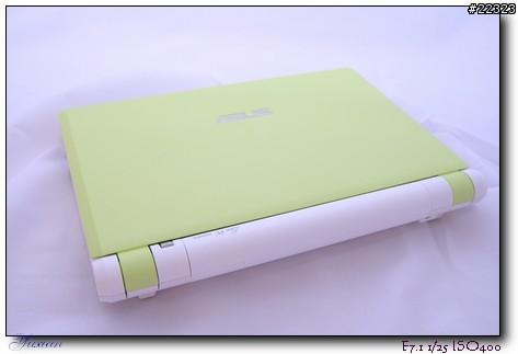 浅绿色外观华硕Eee PC 8GB笔记本电脑图赏