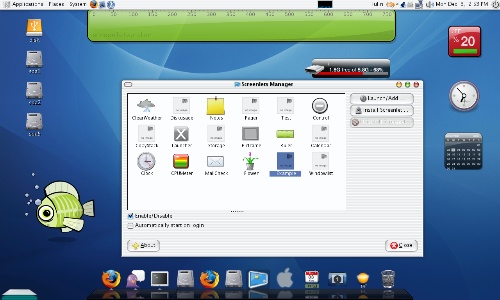 Ubuntu 7.10 screenlets漂亮截图赏