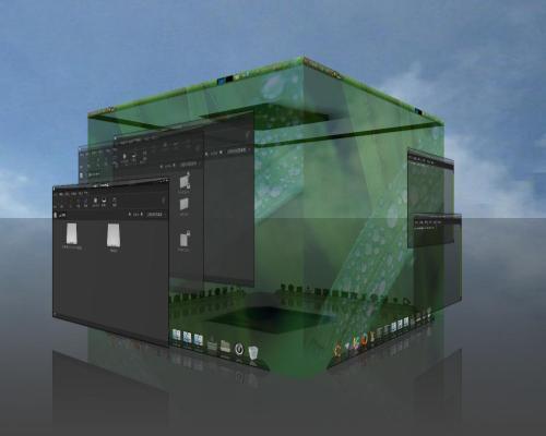 SHOW下我的Ubuntu7.10桌面