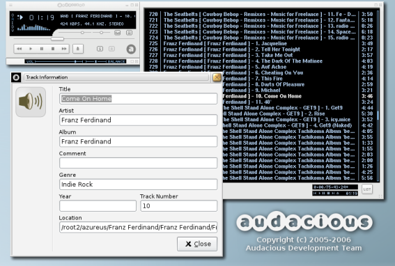 suse10.3下用Audacious 播放mp3