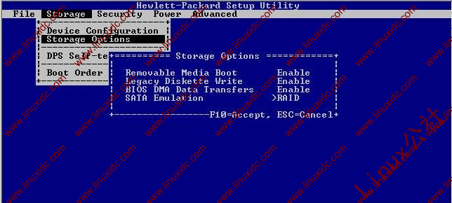 HP dc7700 PC上安装Fedora 8