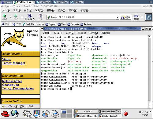 Redhat 9下成功搞定JDK、Apache、Tomcat