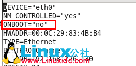 Linux虚拟机开机自动启动网卡