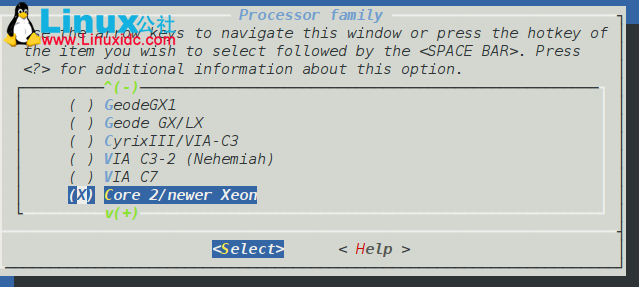 Gentoo Linux安装--Intel CPU类型设置及优化