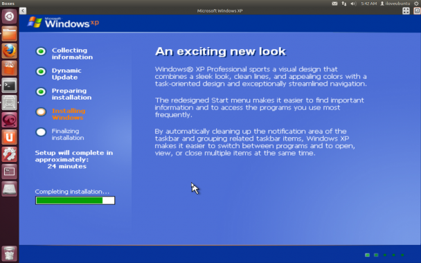 GNOME Boxes 3.3.5