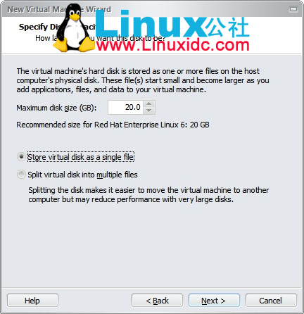 VMware OS下安装Red Hat Enterprise Linux 6