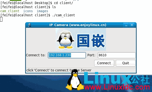 Tiny6410 H.264远程视频监控