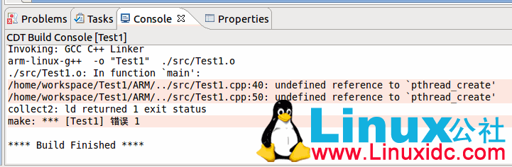 在Ubuntu下用Eclipse开发ARM多线程程序