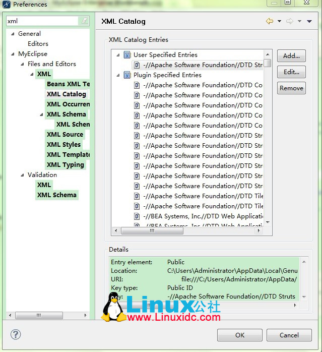 解决Struts2在继承默认包struts-default没联网状态下的警告问题