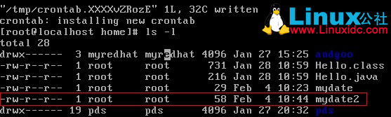 Linux 自学笔记:crontab 详解