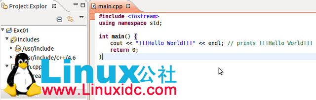 Eclipse CDT配置c++标准库目录(Ubuntu 11.10)