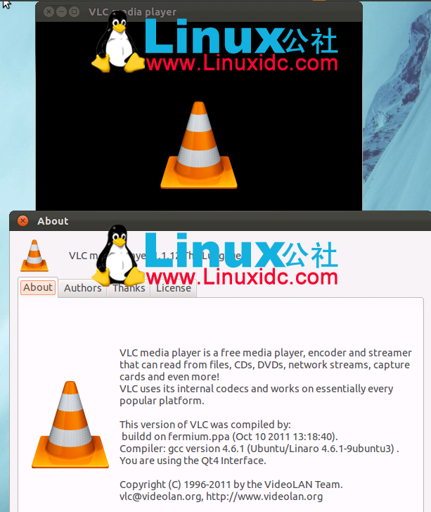 Ubuntu通过PPA安装最新版的VLC 1.1.12