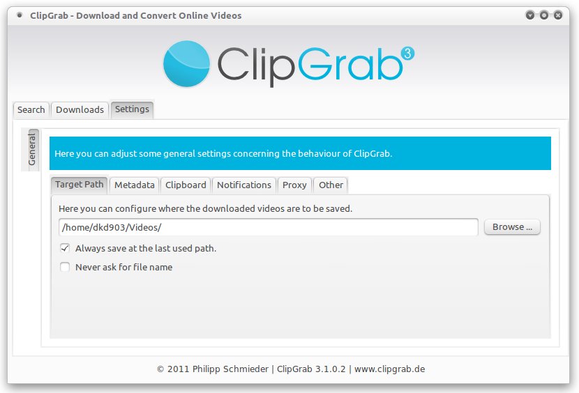 ClipGrab：Linux视频下载工具