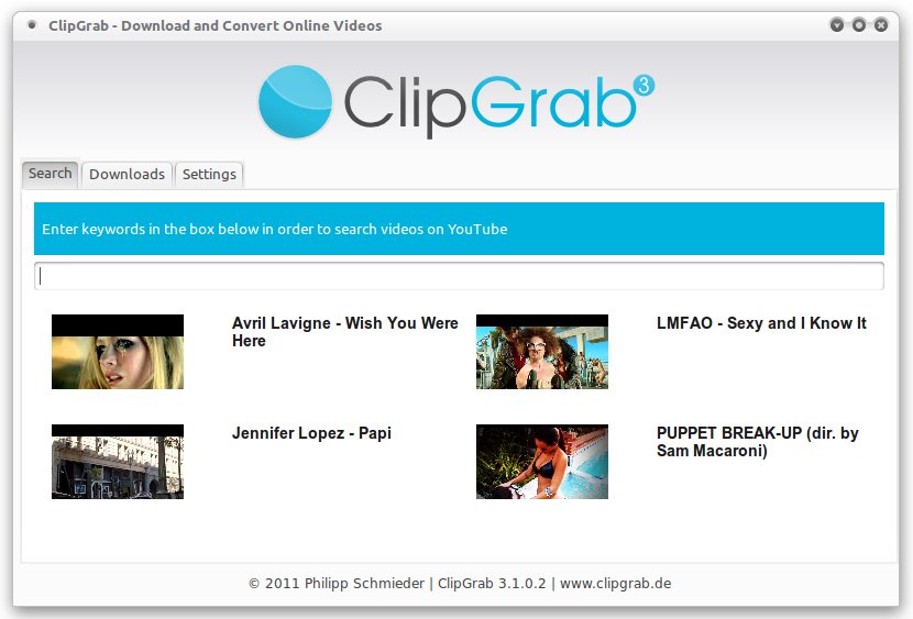 ClipGrab：Linux视频下载工具
