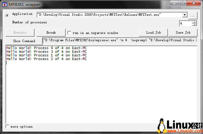MPI安装与运行报告（Win7和Ubuntu）