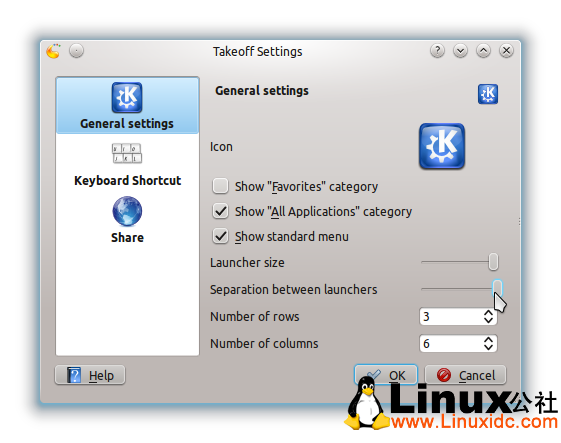 在KDE 桌面添加 MAC OS X Lion 风格的程序启动器