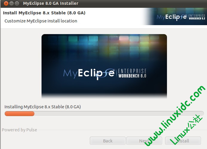 Ubuntu Linux下MyEclipse 8.0安装