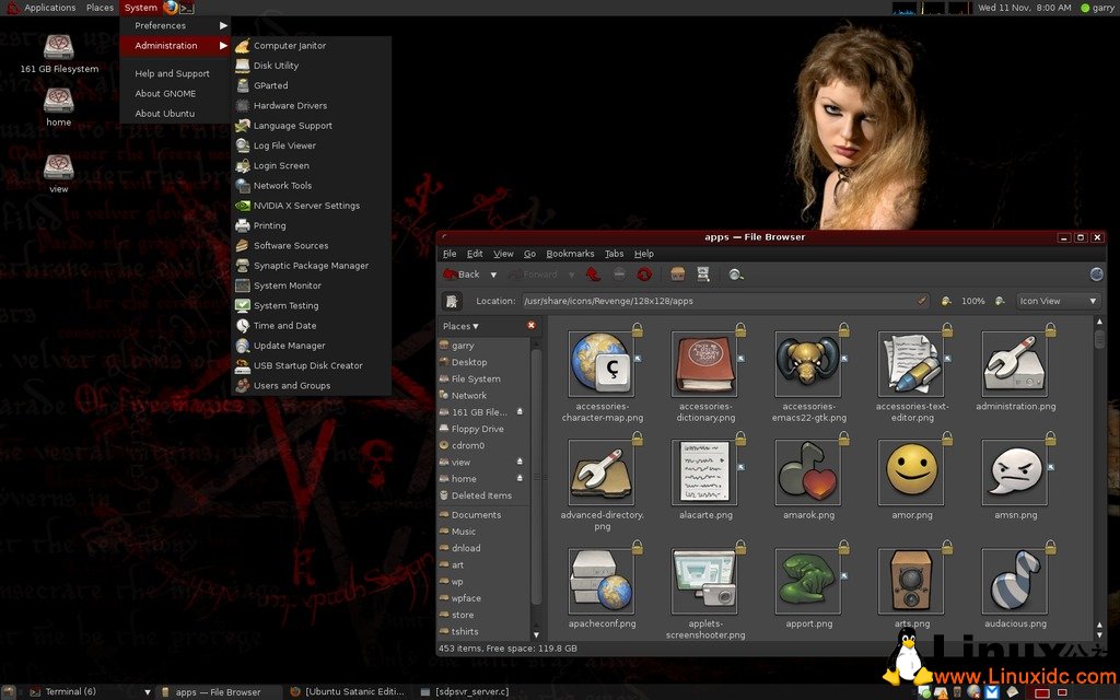 Ubuntu Statanic Edition之绚丽的主题和图标