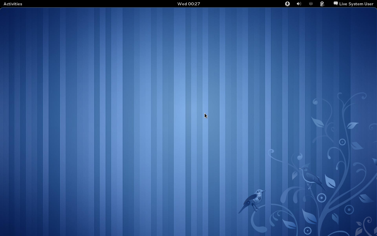 Fedora 15,Fedora 15桌面，Fedora 15桌面截图