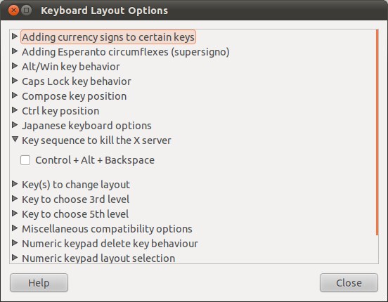 Ubuntu 11.04启动Ctrl-Alt-BackSpace组合键重启X server