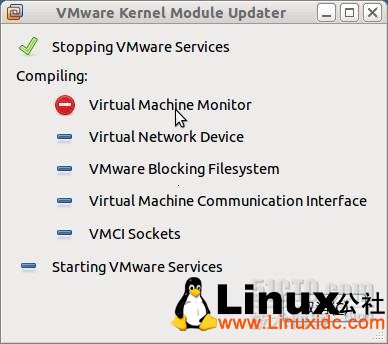 Ubuntu 10.10 升级到11.04 之后VMware报错：Unable to build kernel module