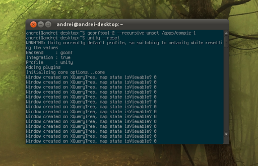 如何重置Ubuntu的Unity、启动图标和Compiz