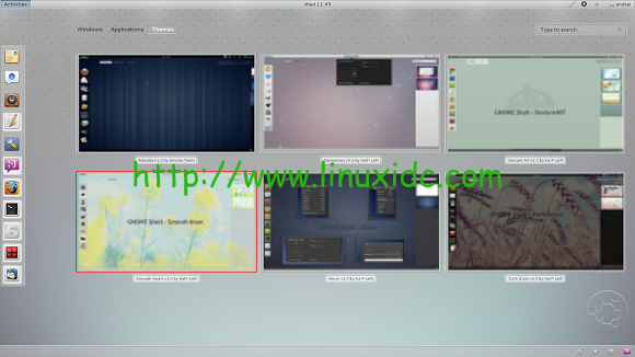 ThemeSelector :GNOME Shell扩展