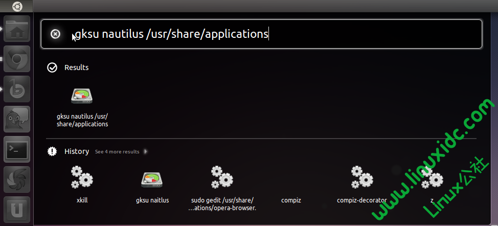 Ubuntu 11.04 Unity Launcher中添加一个简易的Banshee管理菜单