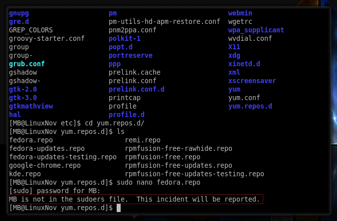Linux基础知识：“su & sudo”命令使用举例
