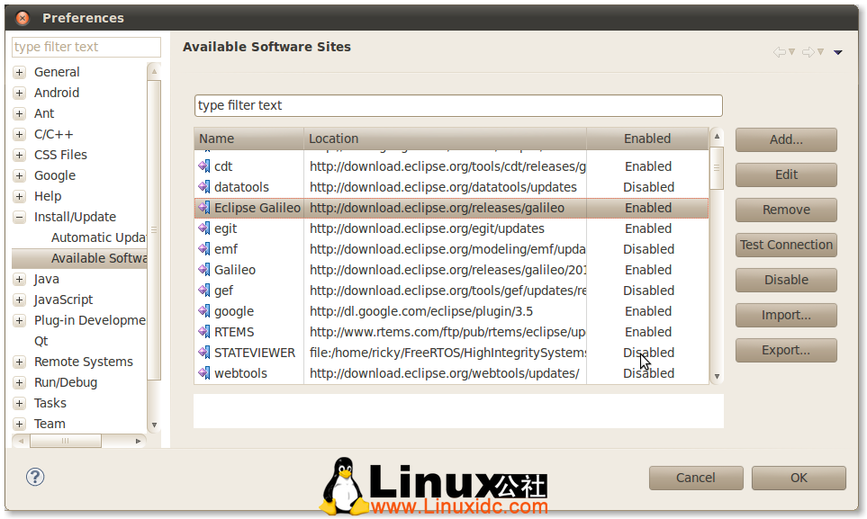Ubuntu 10.04 应用Eclipse 搭建 RTEMS 应用程序集成开发环境