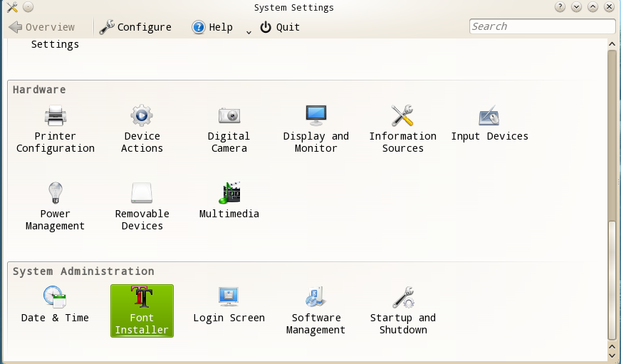 Fedora 14(KDE)下Monaco字体的安装