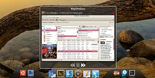 dockbarx-rhythmbox